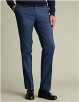Charles Tyrwhitt Slim Fit Cotton Rich Trousers Indigo