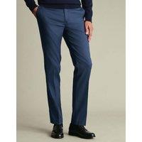Charles Tyrwhitt Slim Fit Cotton Rich Trousers Indigo