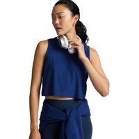 Beyond Yoga Featherweight Relaxed Crop Vest Top Cobalt