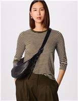 Pure Cotton Striped Top