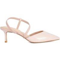 Dune London Glitter Stiletto Heel Court Shoes Light Pink