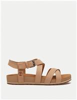Malibu Waves Leather Gladiator Sandals