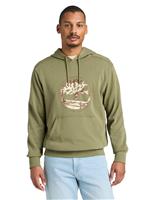 Timberland Cotton Rich Graphic Hoodie Olive