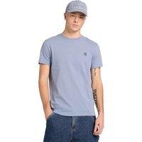 Timberland Pure Cotton Crew Neck T-Shirt Light Blue