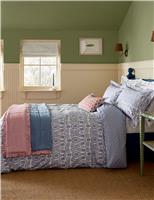 Joules Pure Cotton Wandering Indienne Bedding Set Blue