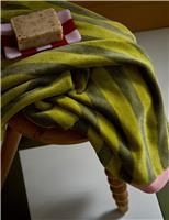 LAND & SHORE Pure Cotton Grass Stripe Towel Multi