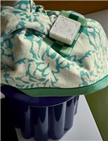 LAND & SHORE Pure Cotton Rowallane Towel Green