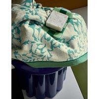 LAND & SHORE Pure Cotton Rowallane Towel Green