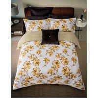 Ted Baker Pure Cotton Midnight Garden Bedding Set Yellow Mix