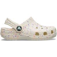 Crocs Kids' Glow Paint Spatter Clogs (11 Small - 3 Large) White Mix