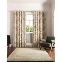 Ted Baker Cabana Lined Eyelet Curtains Cream