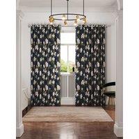 Ted Baker Opal Floral Lined Eyelet Curtains Navy