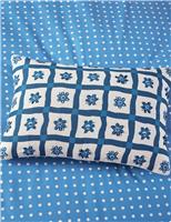 LAND & SHORE Sora Cushion Blue Mix