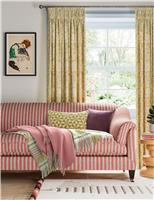 LAND & SHORE Wool Blend Checked Throw Multi