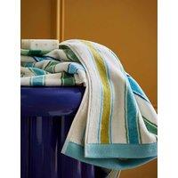 LAND & SHORE Pure Cotton Barrow Stripe Towel Multi