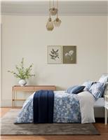 Bedeck of Belfast Pure Cotton Liyana Bedding Set Chambray