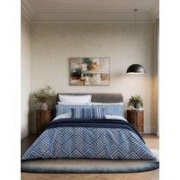 Bedeck of Belfast Pure Cotton Kayah Bedding Set Indigo