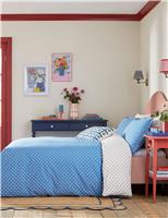 LAND & SHORE Pure Cotton Sora Bedding Set Blue Mix