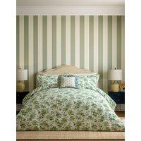Sanderson Pure Cotton Hedra Bedding Set Green