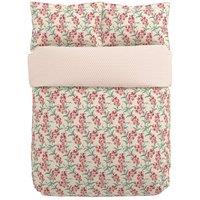 V&A Pure Cotton Sweet Tendrils Bedding Set Pink Mix