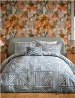 Harlequin Pure Cotton Crater Bedding Set Blue