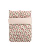 V&A Pure Cotton Sweet Tendrils Bedding Set Blue Mix