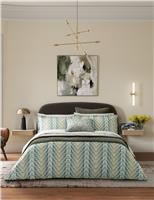 Bedeck of Belfast Pure Cotton Reya Bedding Set Green