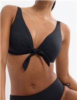 Summer Twist Wired Plunge Bikini Top