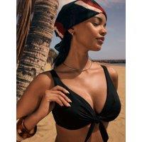 Triumph Summer Twist Wired Plunge Bikini Top Black