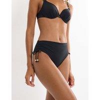 Triumph Summer Twist Ruched High Leg Bikini Bottoms Black