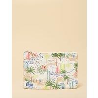 Joules Printed Coin Purse Green Mix