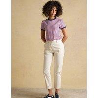 Joules Cotton Rich Brushed Straight Leg Chinos Cream