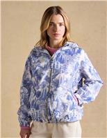 Printed Hooded Packaway Waterproof Raincoat