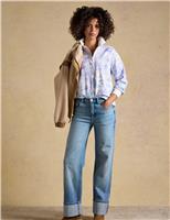 Pure Cotton Printed Rugby Top