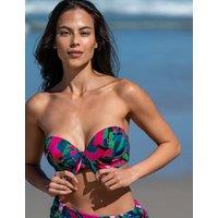 Pour Moi Heatwave Floral Padded Bandeau Bikini Top (B-F) Multi