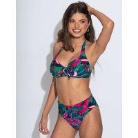 Pour Moi Heatwave Wired Halterneck Bikini Top (D-H) Multi