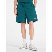 New Balance Cotton Rich Fleece Longer Length Shorts Dark Teal