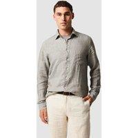 Rodd & Gunn Coromandel Slim Fit Pure Linen Shirt Taupe