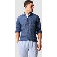 Rodd & Gunn Coromandel Slim Fit Pure Linen Shirt Dark Blue