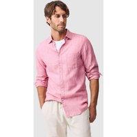 Rodd & Gunn Coromandel Slim Fit Pure Linen Shirt Light Pink