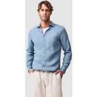 Rodd & Gunn Coromandel Slim Fit Pure Linen Shirt Light Blue