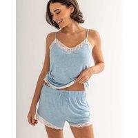 Pour Moi Sofa Loves Lace Hidden Support Camisole Blue Marl