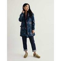 Seasalt Cornwall Geometric Waterproof Hooded Packaway Raincoat Multi