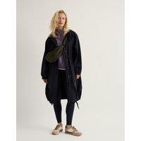 Seasalt Cornwall Hooded Longline Raincoat Navy