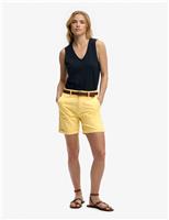 Superdry & Co Cotton Rich Chino Shorts Yellow