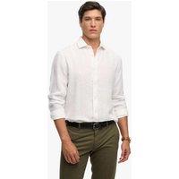 Superdry & Co Relaxed Fit Pure Linen Shirt White