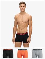3 Pack Pure Cotton Logo Waistband Boxers