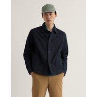 Seasalt Cornwall Cotton Linen Blend Utility Jacket Navy