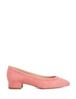 Dune London Leather Slip On Court Shoes Pink