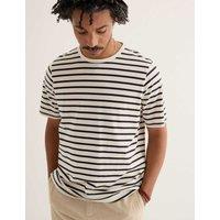 Seasalt Cornwall Pure Cotton Striped T-Shirt Black Mix